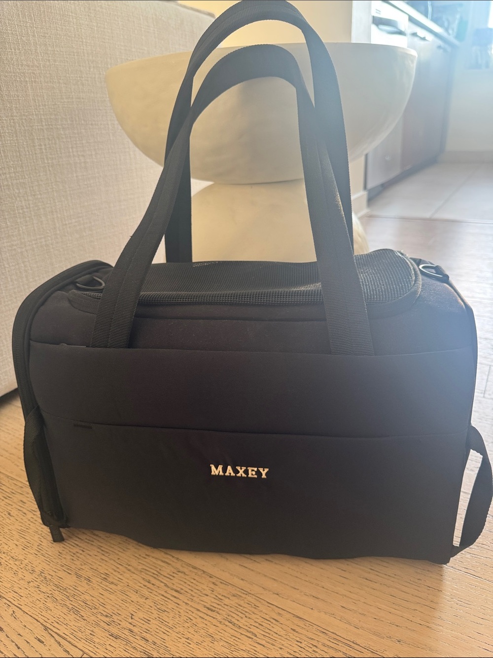 BEIS Black Pet Carrier, NWT